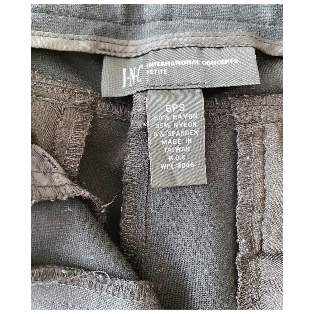 INC international concepts black pants 6 size - Picture 2 of 5